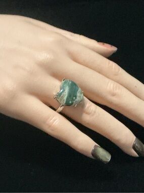 Adjust. Ocean Jasper ring